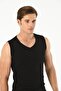 5 Pcs Ribana V-Neck Zero Sleeve Men's Undershirt 1St Quality Made from 100% Cotton Yarns. - 3