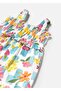 Flower Patterned Baby Girl Jumpsuit Multicolor 1839 - 3
