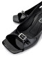 Women's Genuine Leather Black Patent Leather High Heels - 3