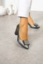 Square Buckle Heeled Shoes