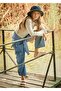 Blue Girl's Cargo Jeans Trousers 6539 - 2