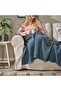 HUMLEMOTT Throw, blue-grey, 130 x 170 cm - 4
