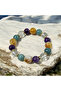 Citrine Crystal Quartz Aquamarine Amethyst (Gutter Positive Energy Protection Shield) Bracelet - 2