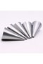 Cake Bag Tip for Lettering and Decoration, 5 Pieces + 4 Pieces Squeeze Bags - 4