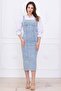 Suspender Denim Dress Light Blue Ss2696