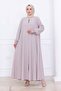 Medina Silk Mevlana Ferace Beige