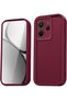 Redmi Note 14 4g Case with Camera Protection, Soft Texture, Shock Absorbing, Burgundy Silicone Cover