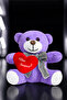 I Love You Heart Plush Bow Tie Teddy Bear - Special for Lovers I Love You Written Heart