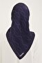 Silk Scarf Nostalgia - 8925-34 Navy Blue Sura - 4