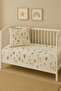 Mother's Side Bed Elastic Cotton Sheet Set for Crib (50X90) Pillow Case (35X45)