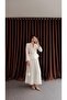Women's Stylish Skirted Jacket Belted Suit - 4