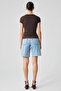 Marta Women's Round Neck Short Sleeve Slim Brown T-Shirt - 5