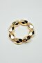 Lacquer Finish Gold Flexible Women's Bracelet