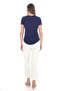 Extra Soft Viscon T-Shirt-Navy Blue - 3