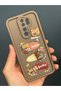 Case for Oppo A5/A9 2020 Design Patterned Camera Protection Teddy Bear Brown Color Soft Silicone Cover - 3