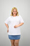 Women's Large Size Short Sleeve Crew Neck Oversize T-Shirt 1963-25 - 3