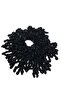 6-Piece Black Hijab Set - Bun Buckle, Scarf Headband, Clip, Inner Hijab, Plain Bonnet, Ruffled Bonnet - 5