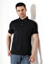 Men's Snap Detailed Cotton Polo Neck T-Shirt - 4