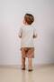 Baby Kids Brown Cotton Shorts Comfortable Set Trend Fashion Girl-Boy Baby Kids Bottom Top Set - 4
