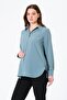 قميص الأمومة بأكمام طويلة ورباط جانبي أخضر - 6