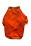 Orange Combed Cotton Cat Dog Sweat - Necklace Design - 4