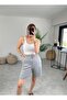 Comfortable Fit Tertutmaz Regular Gray Shorts - 3