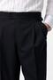 High-waisted italian fit pleated men's trousers - 3