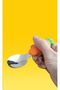 Children's Silicone Handle Stainless Steel Tip Fork and Spoon (WITH CARROT FIGURE) - 6