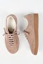 Palminteri Men's Genuine Leather Lace-Up Taupe Sneakers