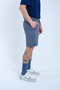 Men's Smoked Parachute Fabric (Woven) Shorts with Zippered Back Pockets and Elastic Waist Bermuda - 6