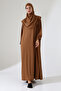 United Prayer Dress with Shawl Cinnamon Color - 5
