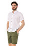 Men's Short Sleeve Shirt - Judge Collar Double Button Shirt - 4580 - 4