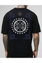 Turkish Motif Pattern Printed Oversize T-Shirt