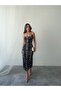 Women's Megan Degaje Collar Adjustable Strap Lined Dress - 8