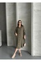 Plus Size Muslim Fabric Tunic Dress