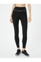 High Waist Striped Slim Fit Sports Leggings - 3