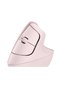 Mouse Wireless Logitech Lift Vertical Ergonomic, Bluetooth, 4000 DPI (Roz) - 3