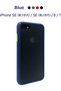 iPhone Se 2022 Case Matte Surface Color Edge Silicone Compatible - 3