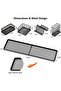 7-in-1 Mesh Desk Organizer Set, Pen Holder & Trays, Phone Stand, Desktop Office Supplies - 4