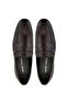 Men's Genuine Leather Brown Loafer Shoes - 5