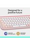 Tastatura Logitech Pop Icon Keys, Bluetooth, Layout US (Roz) - 8