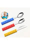 Children's Fork Spoon Knife Set with Silicone Handle Bpa Free with Storage Box 18 Months+ (4 Pieces) - 4
