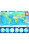 Puzzle World Map 1000 Parça Neon Puzzle - 4