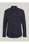 Men's Brand Logo Stretch Cotton Semi-Flat Collar Stylish Looking Shirt Suitable for Daily Use - 5