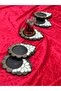 Under Cup, Mother of Pearl Inlay, Gift, Tea Cup Under, Presentation - 2