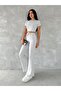 Women's Knitted Camisole Short Sleeve Spanish Trousers Suit - 2