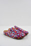 Women's Floral Fuchsia Comfortable Sole Orthopedic Patterned Summer Lightweight Sabo Slippers - 3