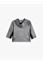 Hooded T-Shirt Long Sleeve Color Block - 4