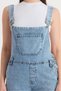 Buzkar Bag Pocket Long Denim Salopet 6015 - 4