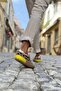 Guki35 Women's Beige Daily Comfortable Vegan Special Sneaker - 2
